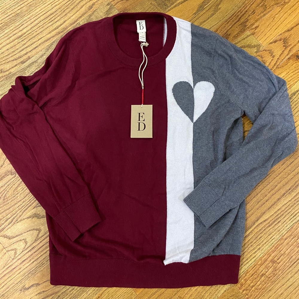 Ellen DeGeneres Heart Sweater- medium